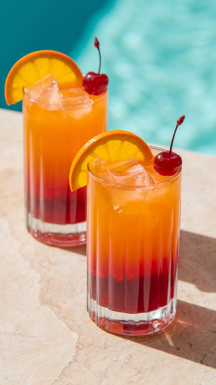 Tequila Sunrise Cocktail